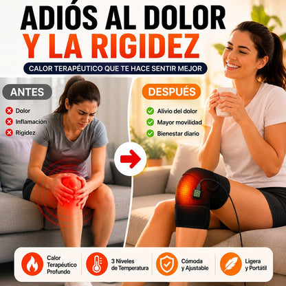 Rodillera Térmica USB - Alivio y Calor en Minutos