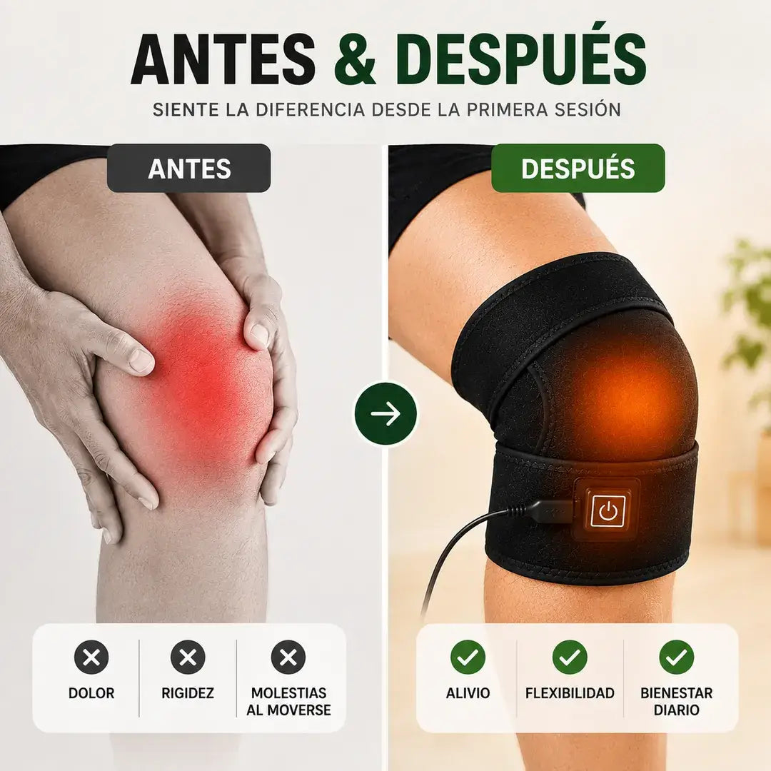 Rodillera Térmica USB - Alivio y calor en minutos